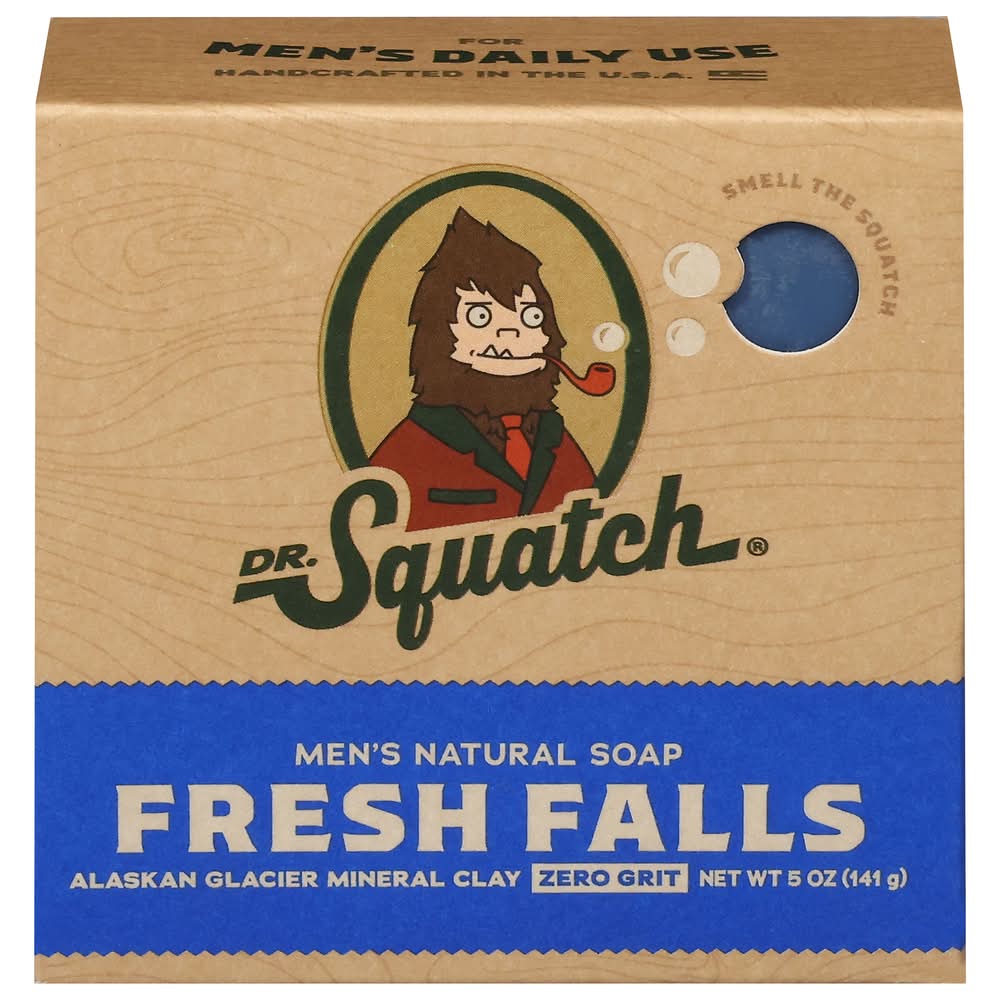 Dr. Squatch Fresh Falls Natural Soap, Men (5 oz)