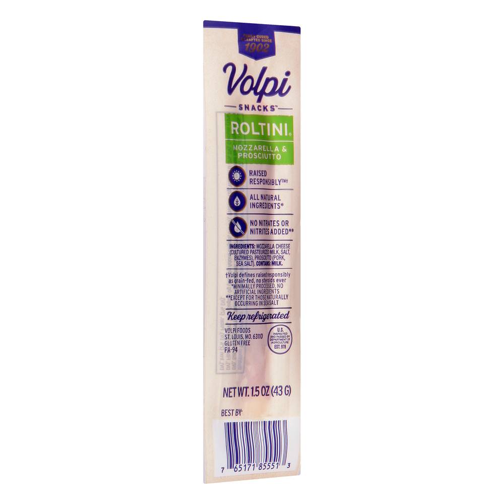 Volpi Foods Roltini Mozzarella & Prosciutto Snacks (1.5 oz)