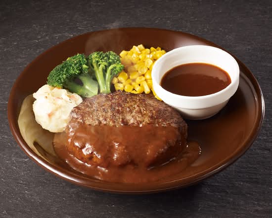 アンガスビーフ100％ステーキハンバーグ デミグラスソース