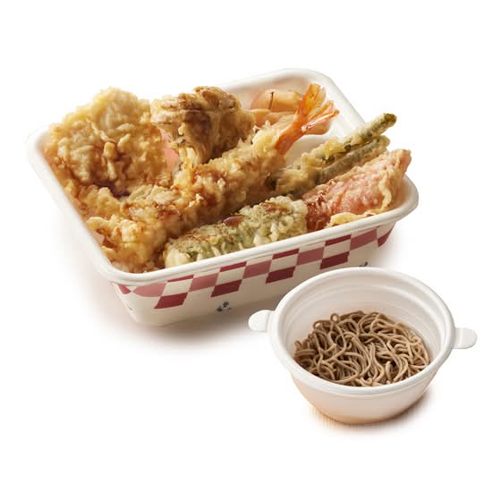 いろどり天丼弁当（冷小藪そば）セット