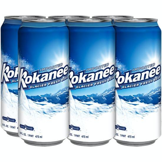 Kokanee Glacier Beer (6x 16oz cans)