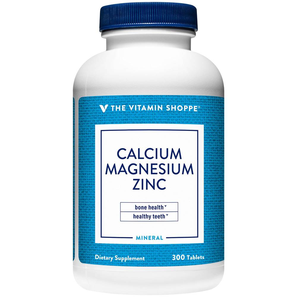 Calcium-Magnesium-Zinc With Vitamin D - Supports Healthy Bones (300 Tablets)