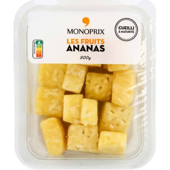 Monoprix Ananas La Barquette De 200 G