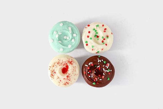 Holiday Decorated Cupcakes 4-box