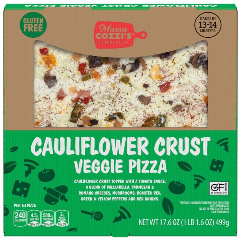 Mama Cozzi's Veggie Cauliflower Crust Pizza Kitchen, 12 in (17.6 oz)