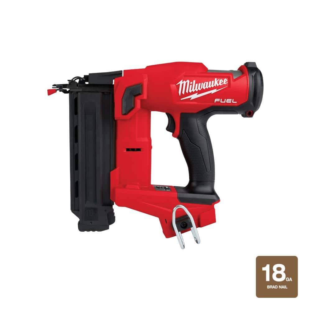 Milwaukee M18 Fuel 18-Volt Lithium-Ion Brushless Cordless Gen Ii 18-Gauge Brad Nailer (Tool-Only)