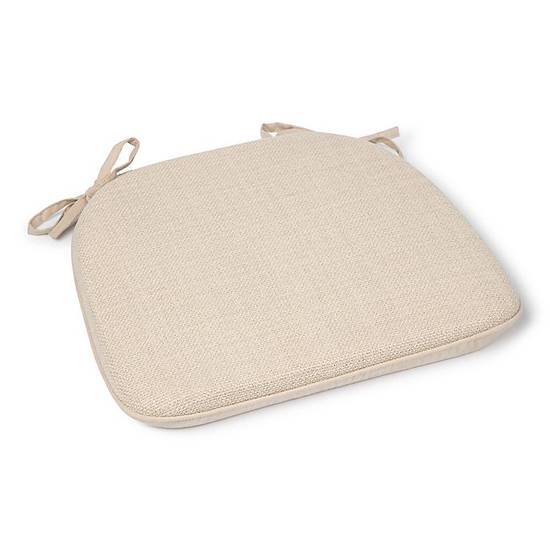 Simply Essential™ Textured Chair Pad in Beige