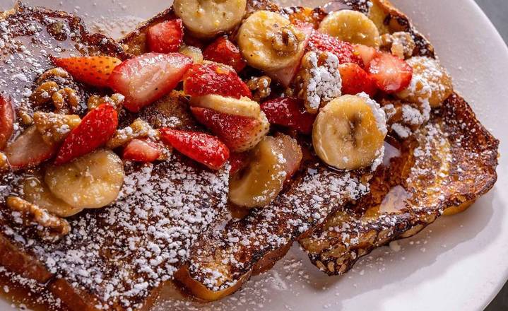 French Toast Flambee With Grand Marnier