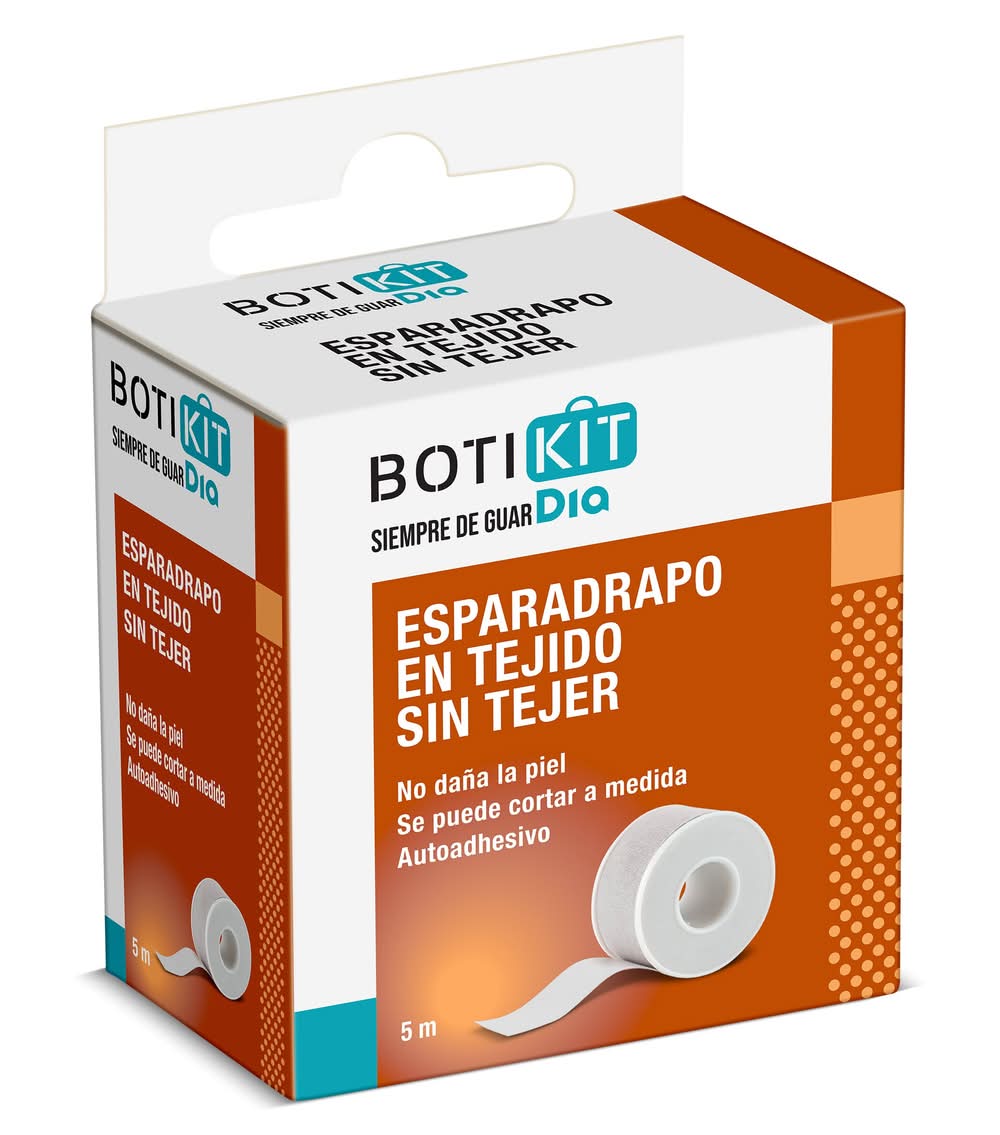 Esparadrapo Hipoalergénico En Tejido Sin Tejer Botikit De Dia Caja 5 M