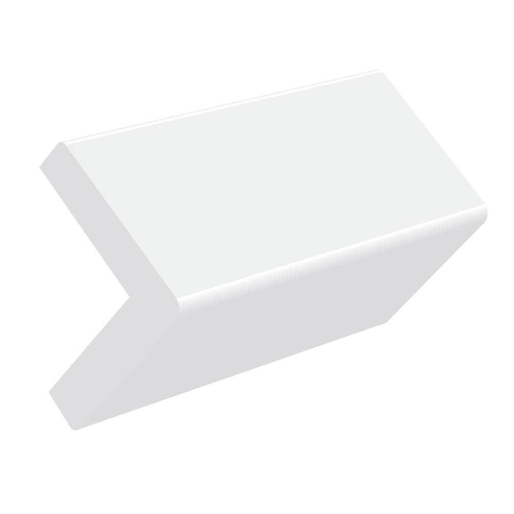 Royal Building Products 1.13-in x 96-in White Vinyl Outside Corner Guard | 00132