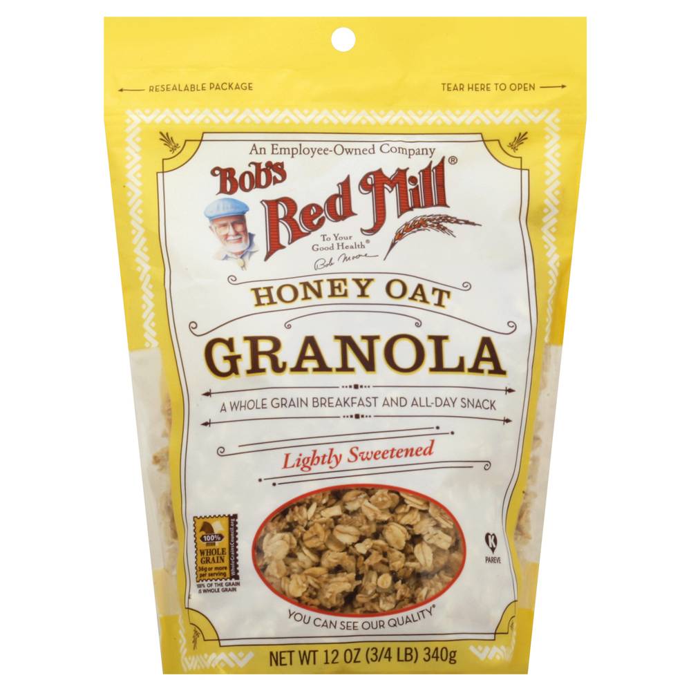 Bob's Red Mill Lightly Sweetened Honey Oat Granola