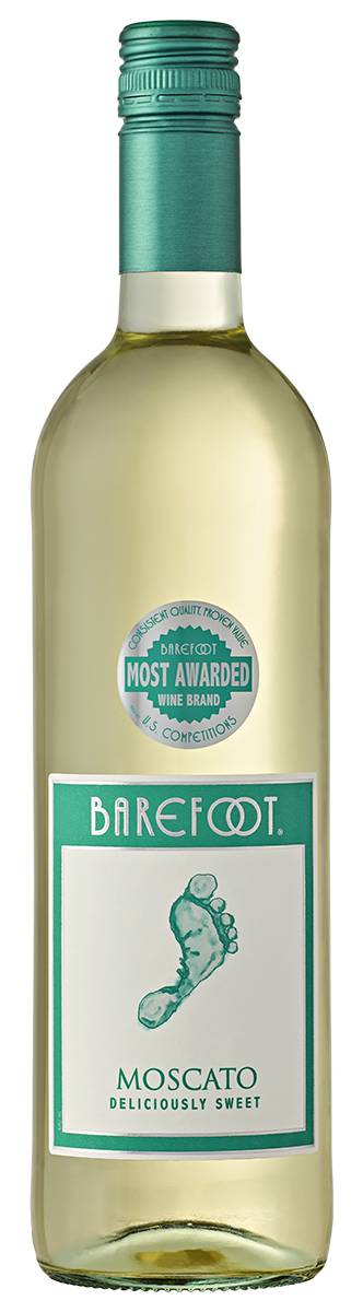 Barefoot · Moscato vino blanco (750 ml)