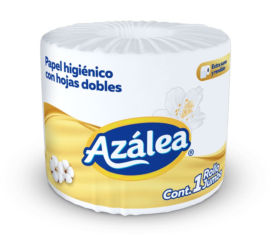 Azálea · Rollo de papel higiénico jumbo