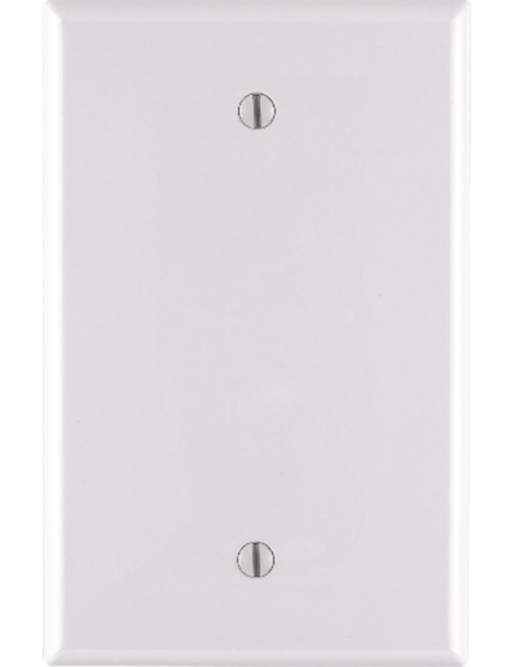Leviton White 1 Gang Nylon Blank Wall Plate 1 Pk