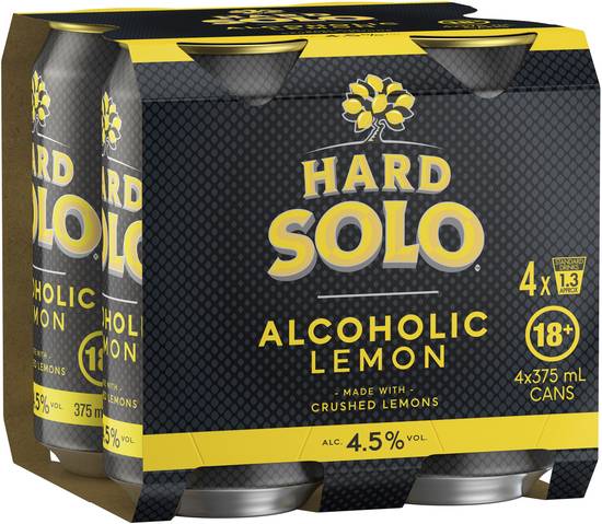 Hard Solo Can 375mL X 4 pack