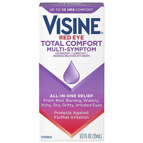 Visine Red Eye Total Comfort Multi-Symptom Eye Drops - 0.5 fl oz