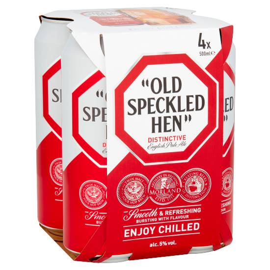 Old Speckled Hen Distinctive English Pale Ale Beer (4 pack, 500 ml)