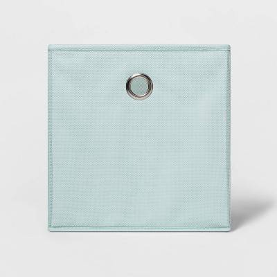 Room Essentials Fabric Cube Storage Bin Organizer (mint)