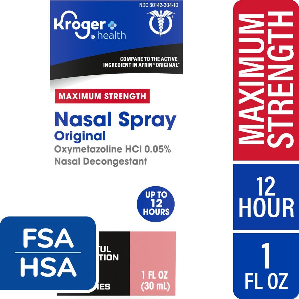 Kroger Health Maximum Strength Original Nasal Spray (1 fl oz)