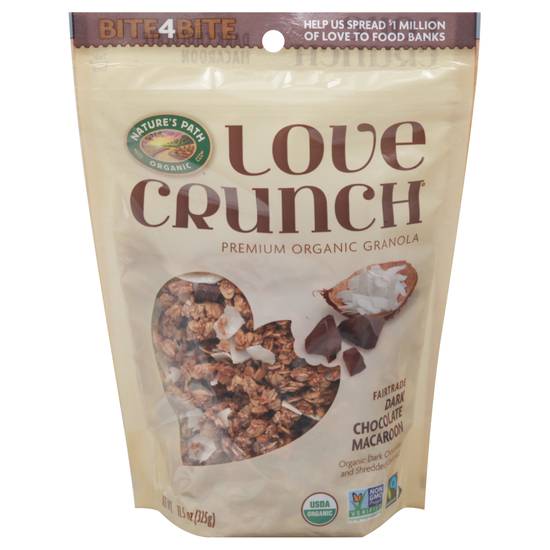 Nature's Path Love Crunch Organic Premium Dark Chocolate Macaroon Granola