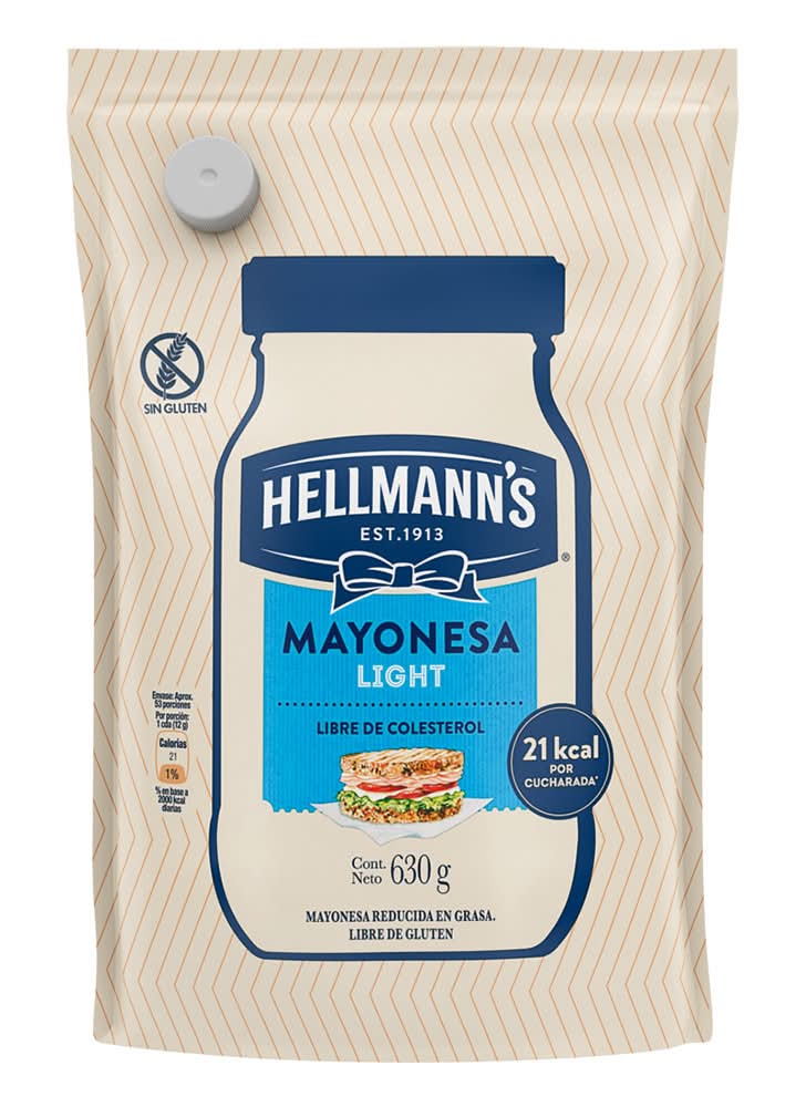 Hellmann's · Mayonesa light (630 g)
