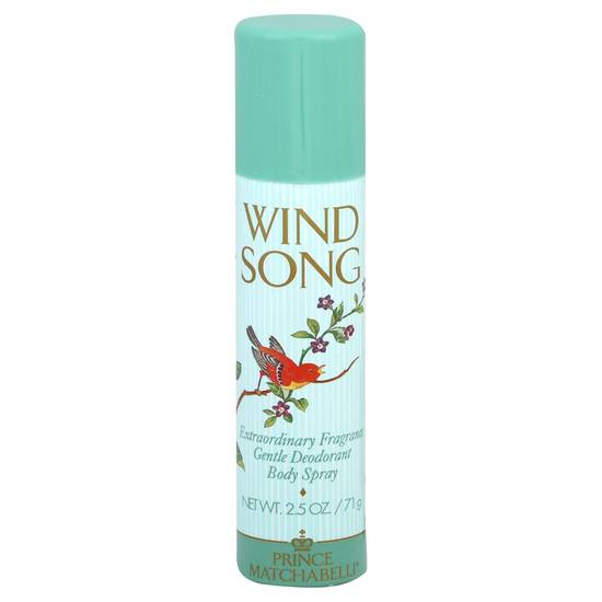 Prince Matchabelli Wind Song Deodorant Spray For Women (2.5 oz)