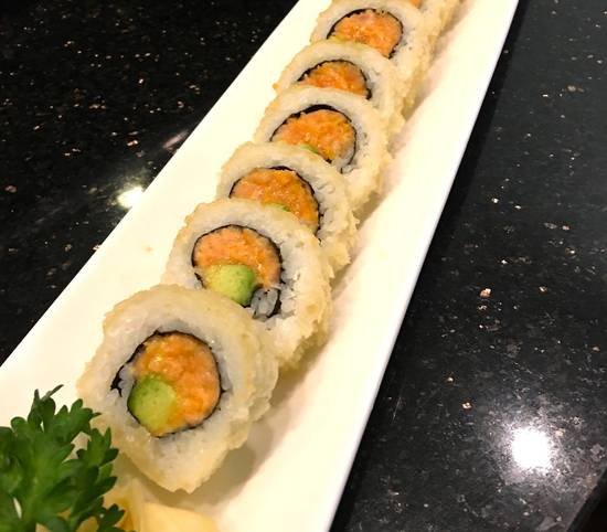 *Spicy Salmon Tempura Roll