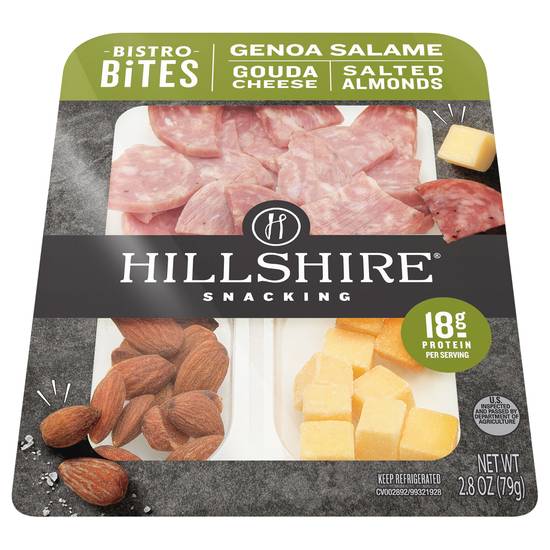 Hillshire Snacking Bistro Bites Genoa Salame and Gouda Cheese