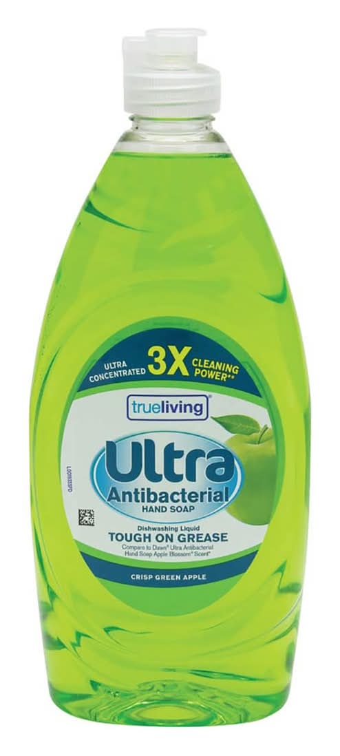 True Living Ultra Dishwashing Liquid Crisp Green Apple 38 Fl Oz