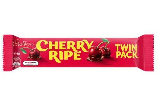 Cadbury Cherry Ripe Bar Twin Pack 80g