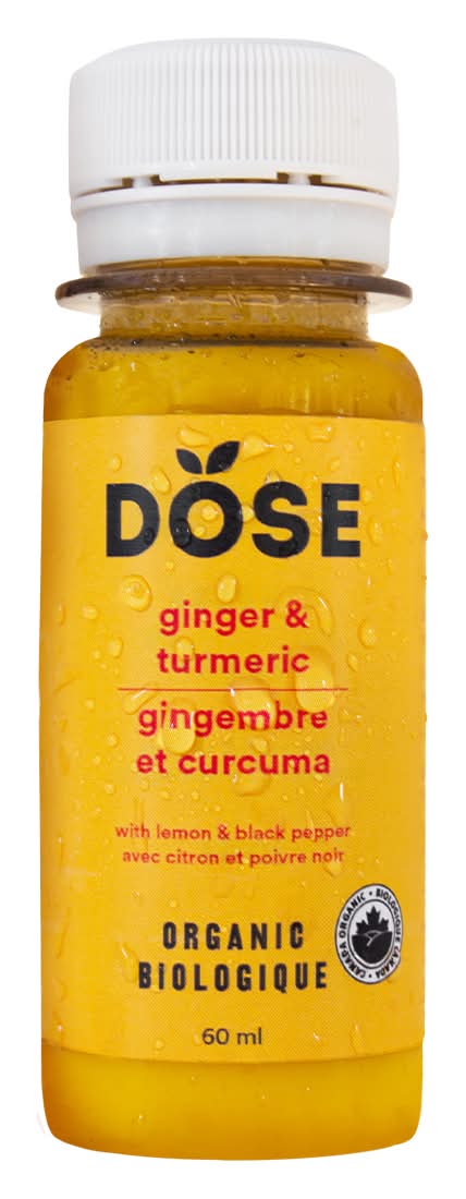 Dose Shot, Ginger & Turmeric (60 ml)