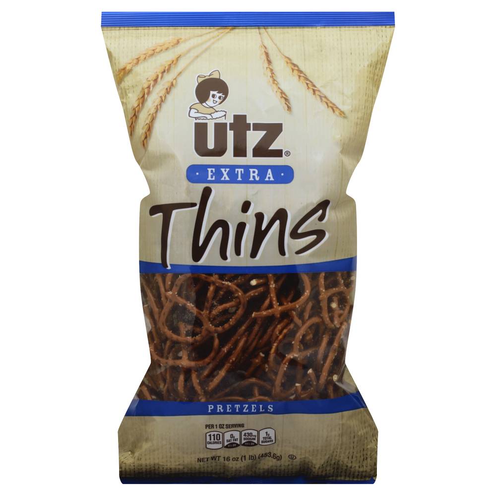 Utz Extra Thin Pretzels (16 oz)