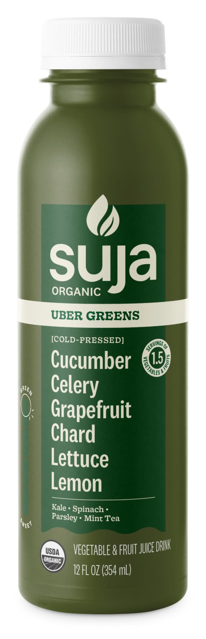 Suja Organic Vegetable & Fruit Juice Drink, Uber Greens (12 fl oz)