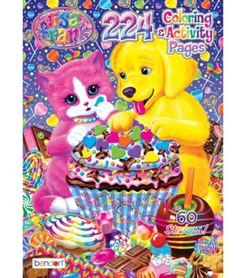 Bendon Lisa Frank Coloring & Activity Book 224 Pages
