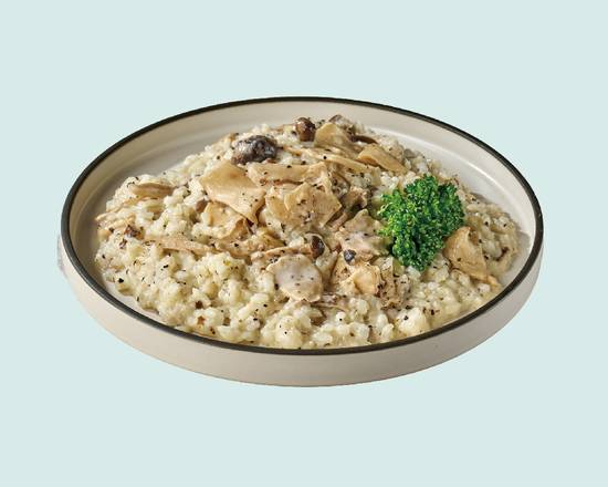 白醬松露蕈菇燉飯 Truffle Straw Mushroom Risotto with Cream Sauce