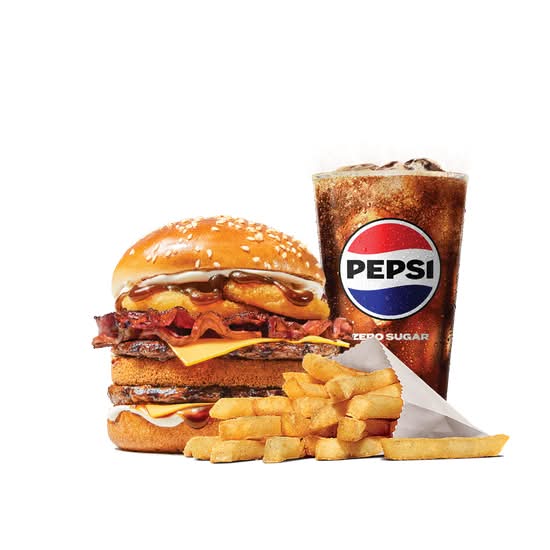 Bacon Rodeo King Value Meal