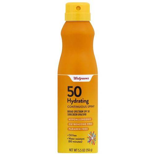 Walgreens Hydrating Continuous Spray Sunscreen SPF 50 - 5.5 oz
