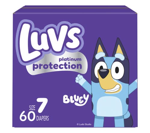 Luvs Platinum Protection Baby Diapers, 7 (60 ct)