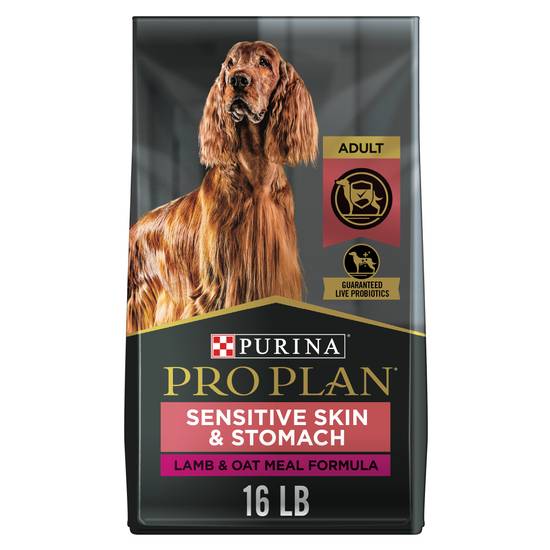 Pro Plan Purina Sensitive Skin and Sensitive Stomach Dog Food With Probiotics For Dogs, Lamb & Oat Meal Formula