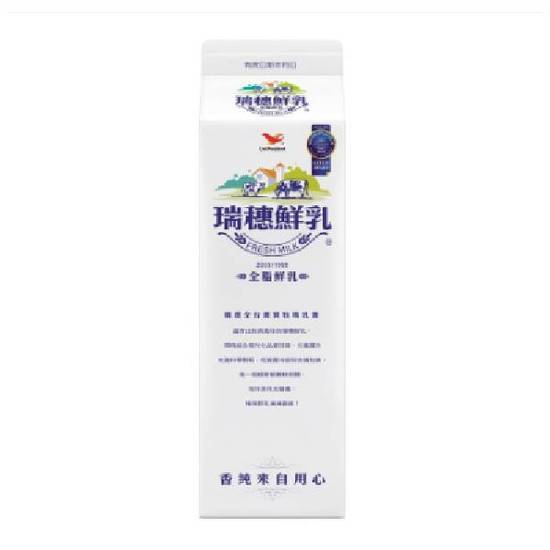 統一瑞穗全脂鮮奶 930ml