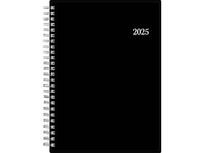 Blue Sky 2025 Weekly & Monthly Planner, Black