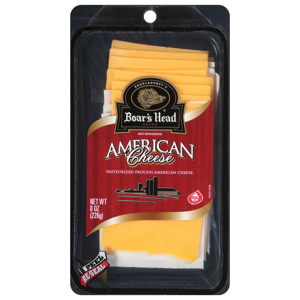 Boar's Head American Yellow Cheese Slice (8 oz)