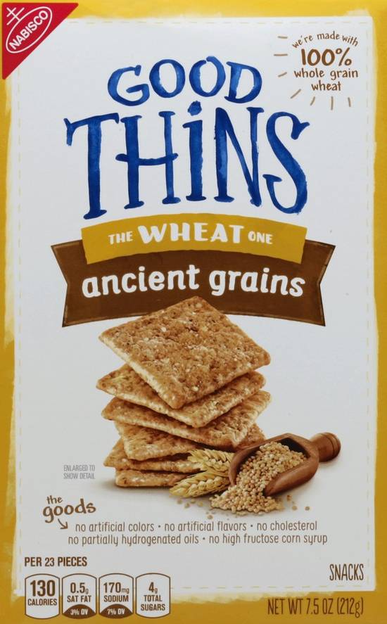 Good Thins Snacks, Ancient Grains, Crackers