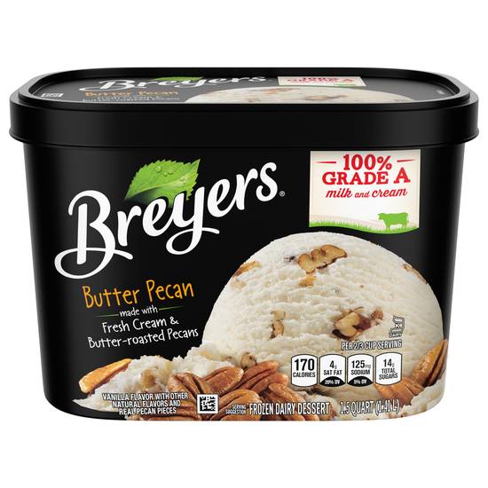 Breyers Butter Pecan Ifrozen Dairy Dessert