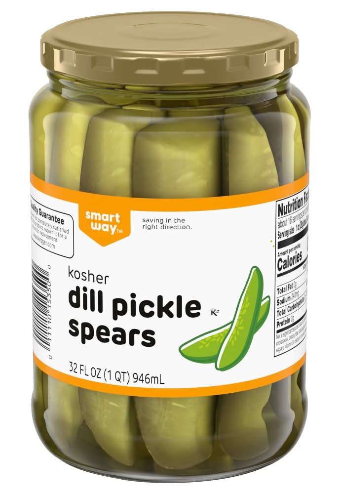 Smart Way Kosher Dill Pickle Spears (32 fl oz)