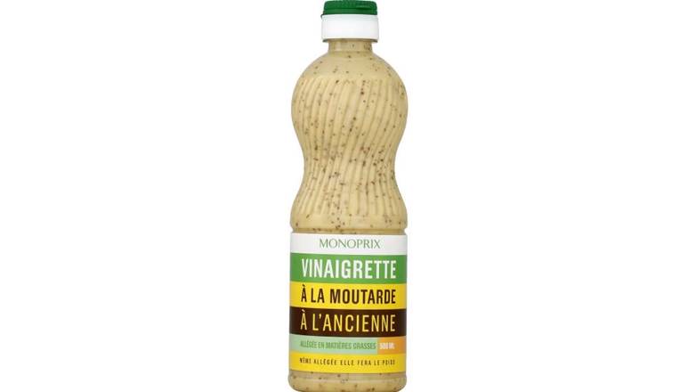 Monoprix - Vinaigrette allégée à la moutarde à l'ancienne