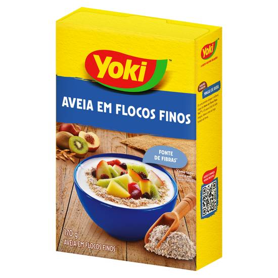 Yoki aveia em flocos finos (170g)