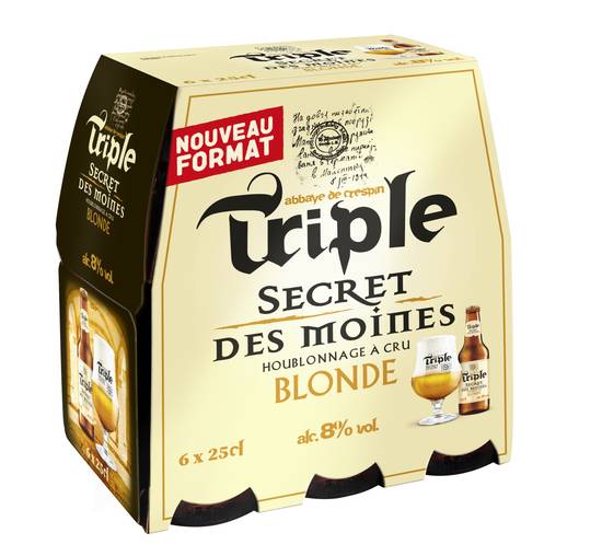 Triple Secret des Moines - Domestique houblonnage à cru bière blonde (6 pièces, 250 ml)