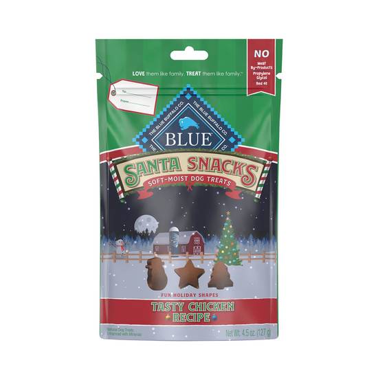 Blue Buffalo Santa Snacks Dog Treats - Chicken (Size: 4.5 Oz)