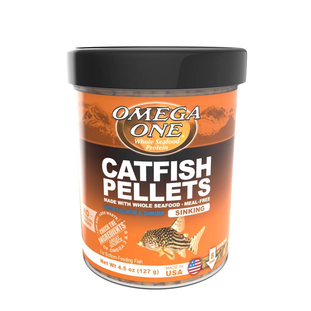 Omega™ One Shrimp Pellets Fish Food (Size: 4.5 Oz)